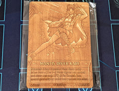 (Wood Card) Mantis Diver Kari (Monarch)