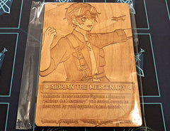 (Wood Card) Aidrian the Mercenary (Monarch)