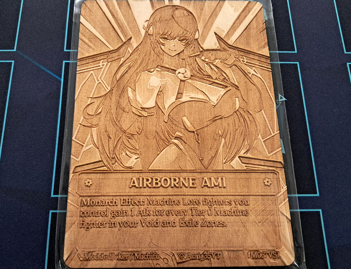 (Wood Card) Airborne Ami