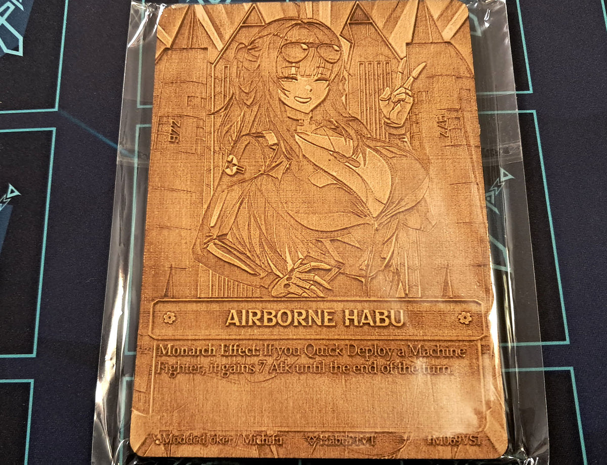 (Wood Card) Airborne Habu (Monarch)