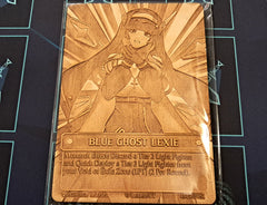 (Wood Card) Blue Ghost Lexie (Monarch)
