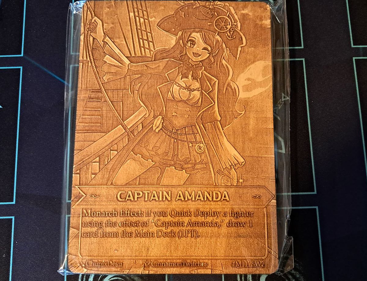 (Wood Card) Captain Amanda (Monarch)