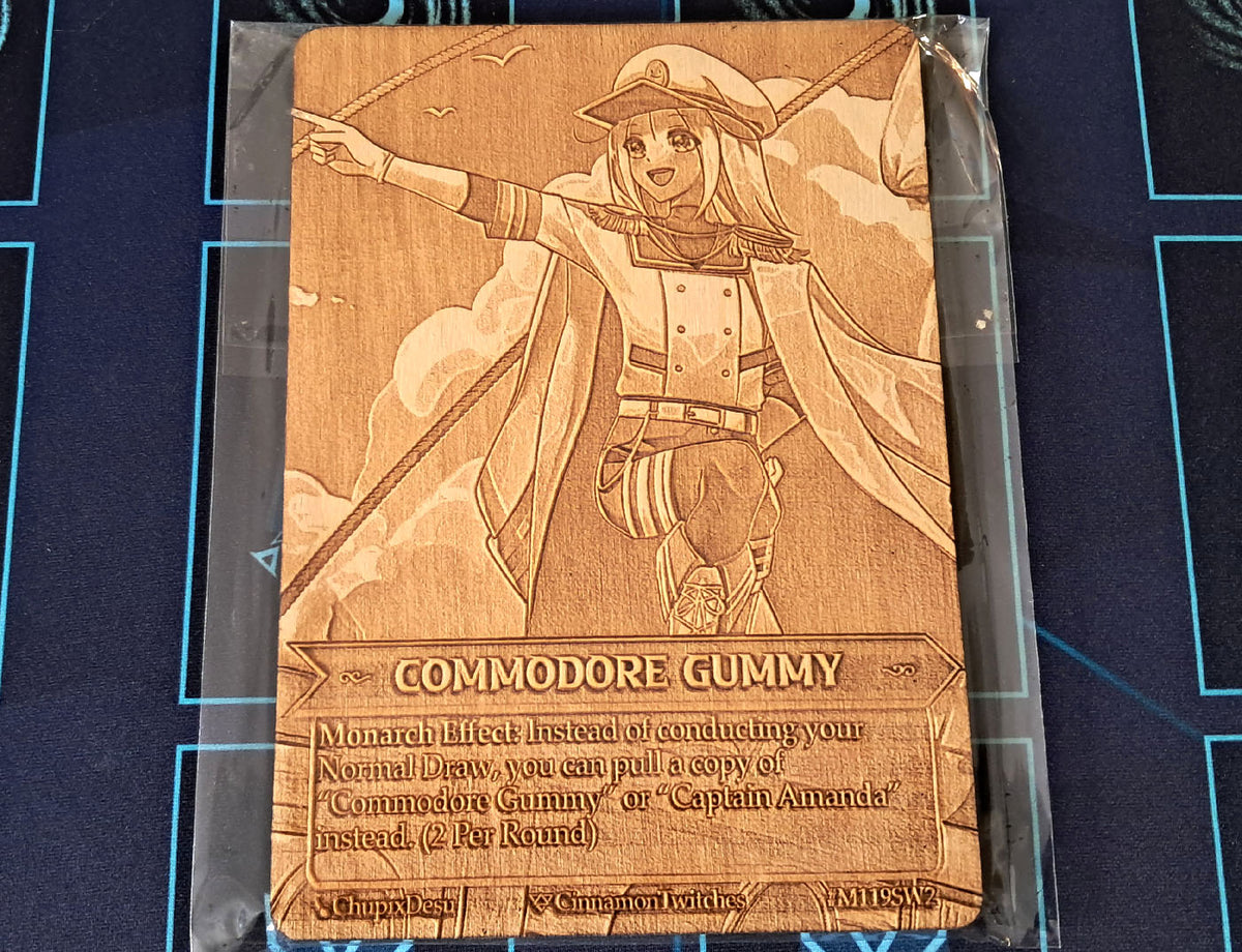 (Wood Card) Commodore Gummy (Monarch)