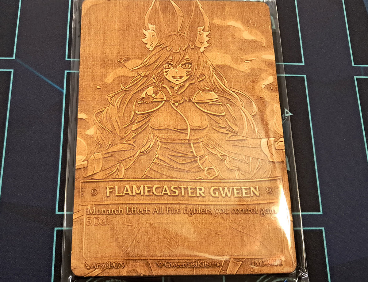 (Wood Card) Flamecaster Gween (Monarch)