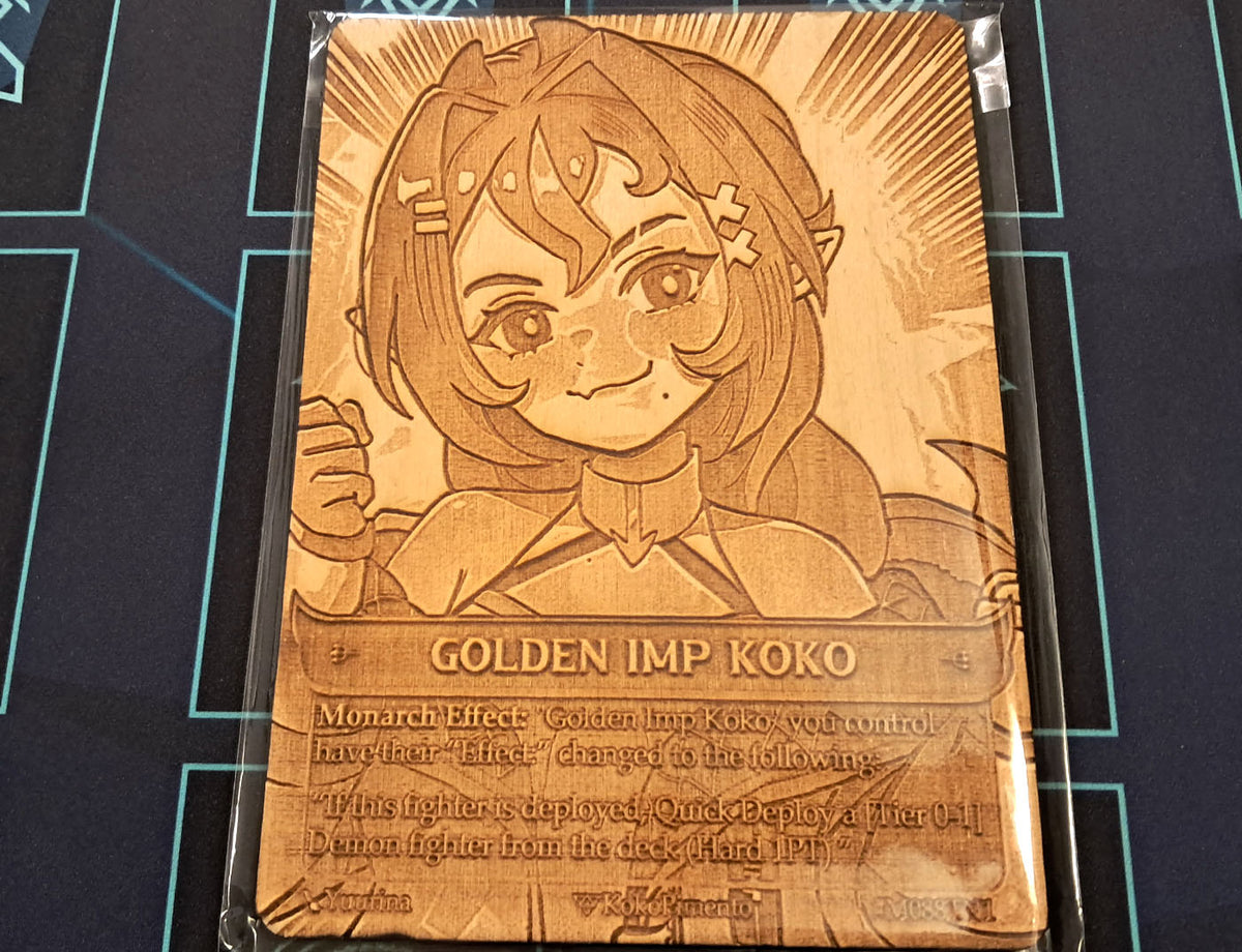 (Wood Card) Golden Imp Koko (Monarch)