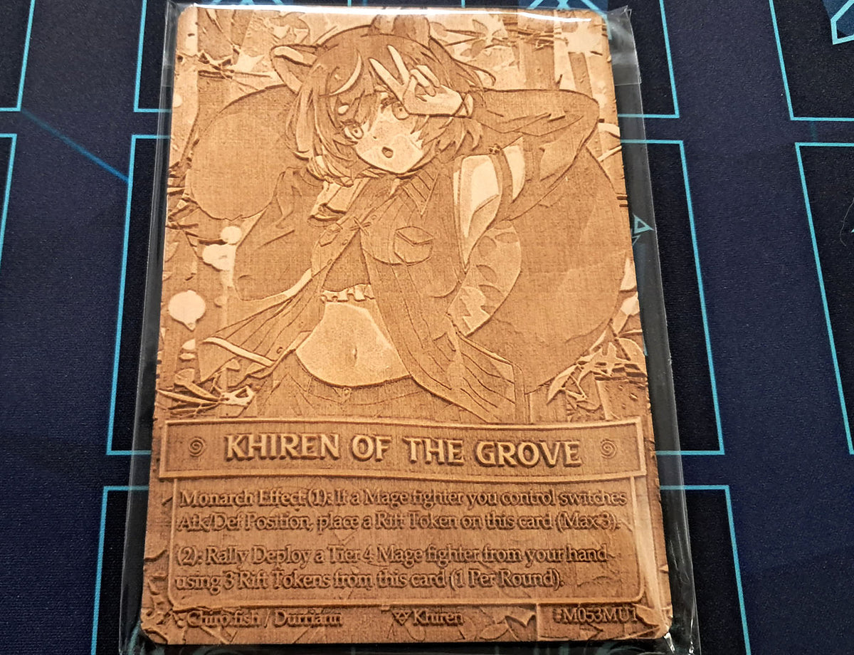 (Wood Card) Khiren of The Grove