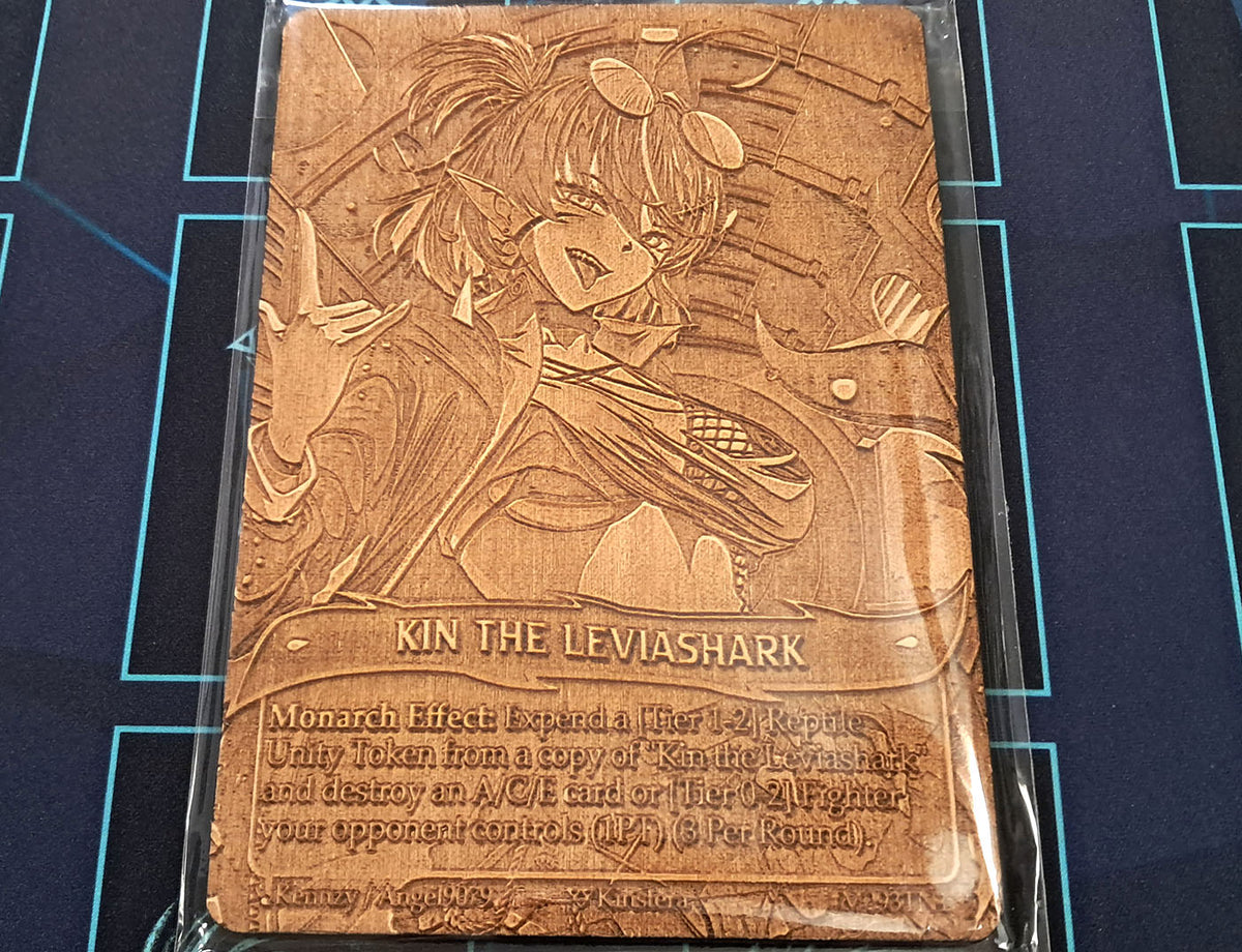 (Wood Card) Kin the Leviashark (Monarch)