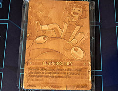 (Wood Card) Leapfrog Lily (Monarch)