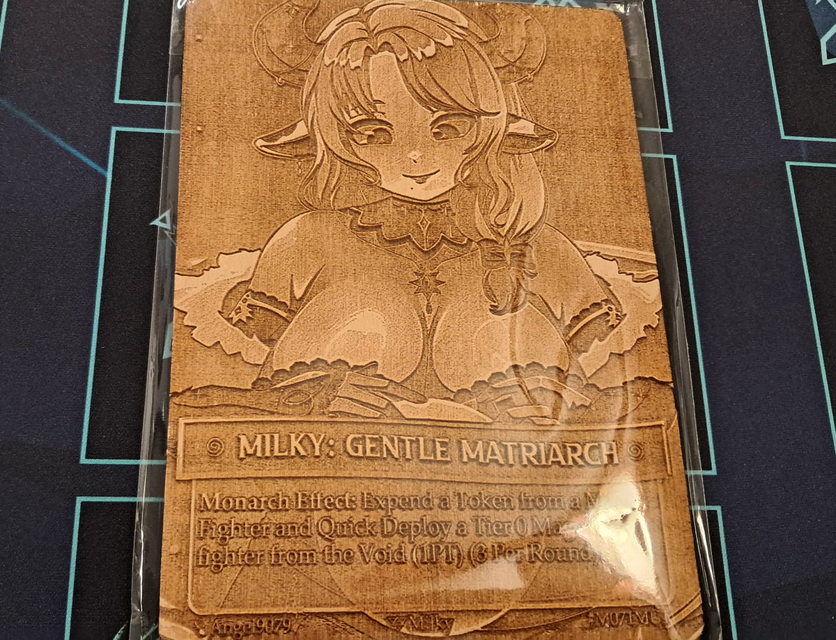 (Wood Card) Milky: Gentle Matriarch (Monarch)