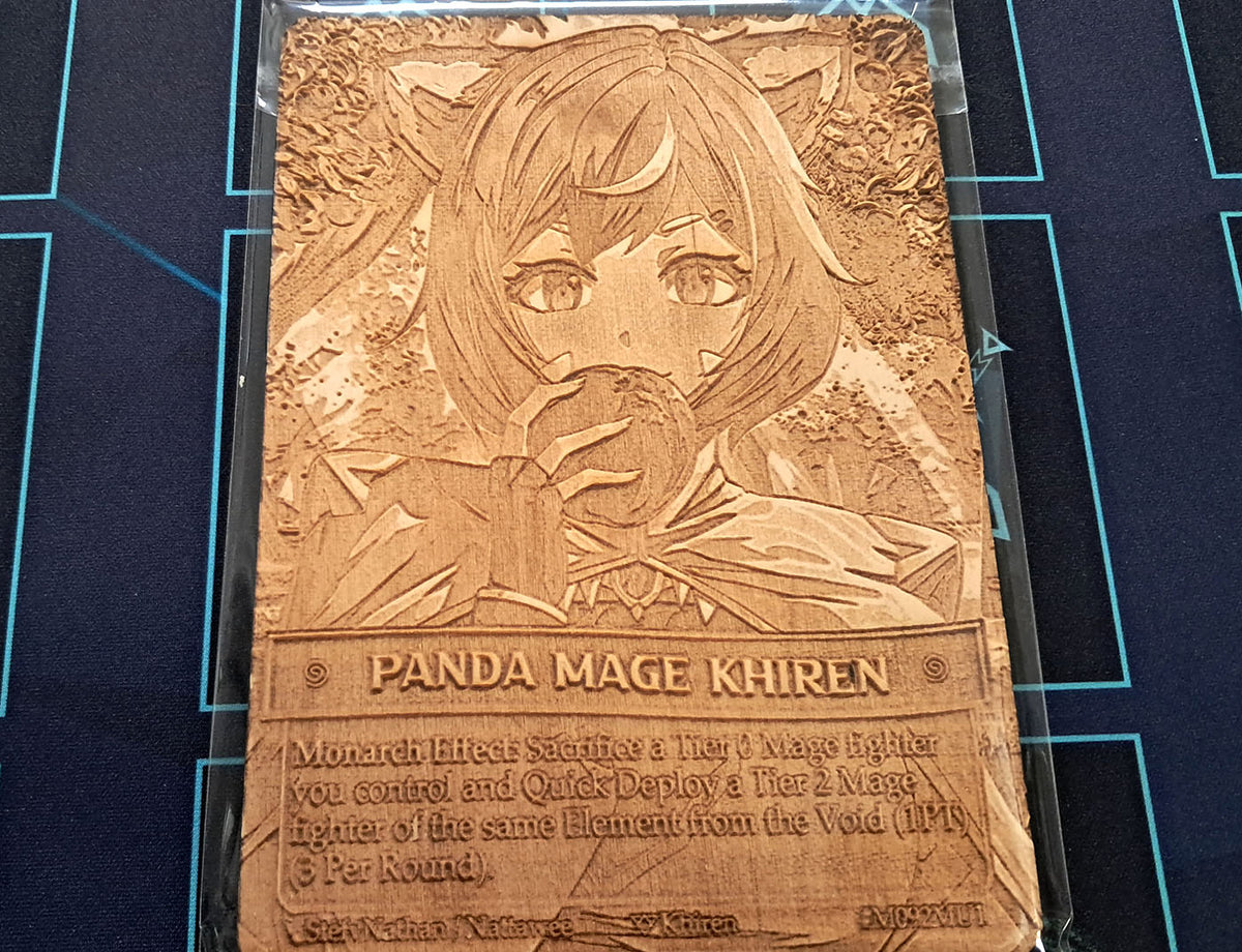 (Wood Card) Panda Mage Khiren