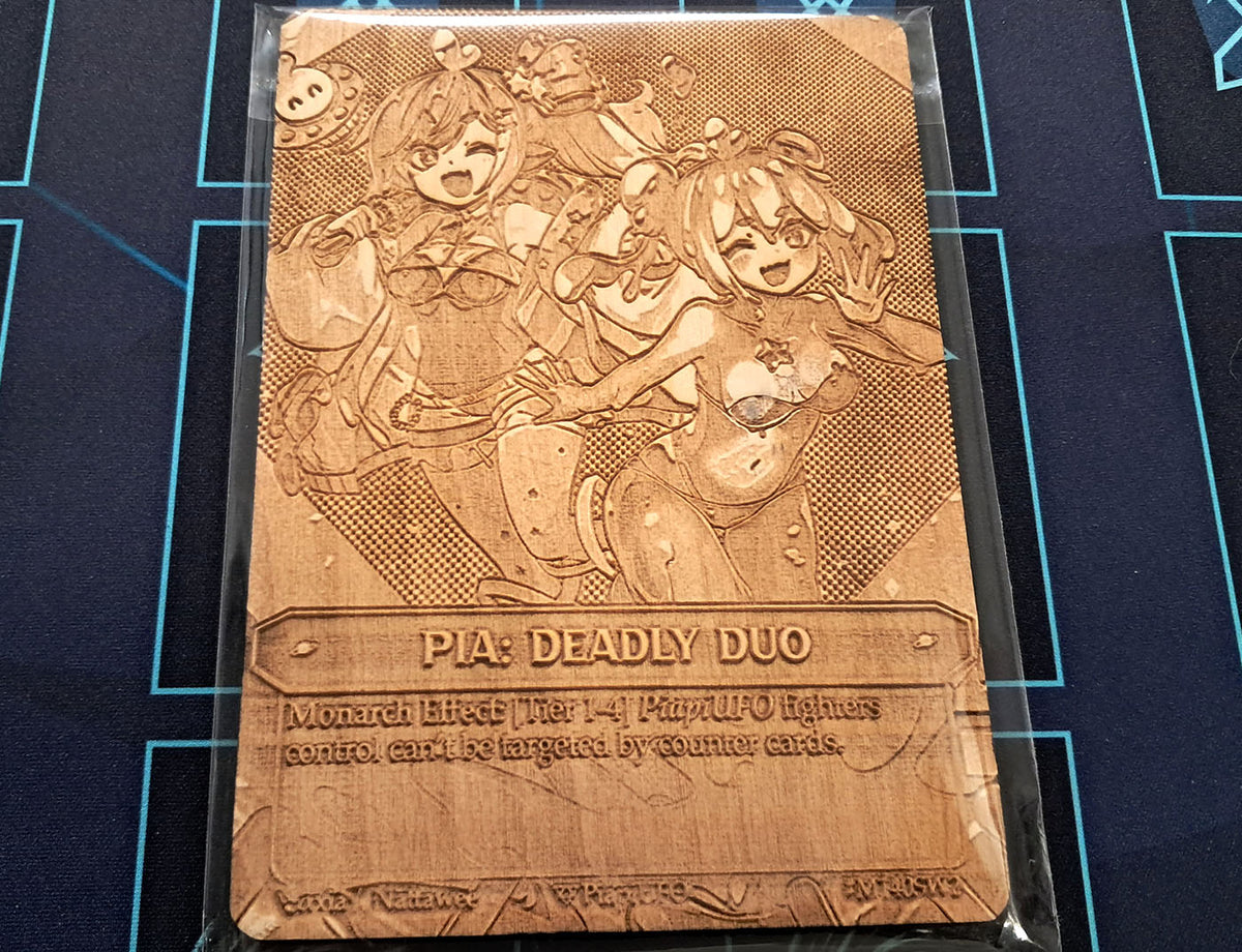 (Wood Card) Pia Deadly Duo