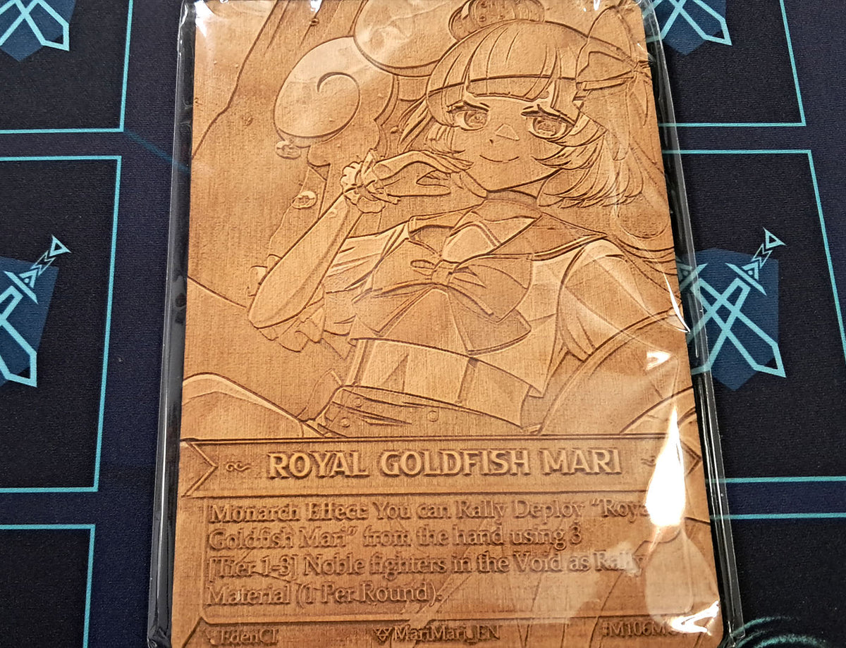 (Wood Card) Royal Goldfish Mari