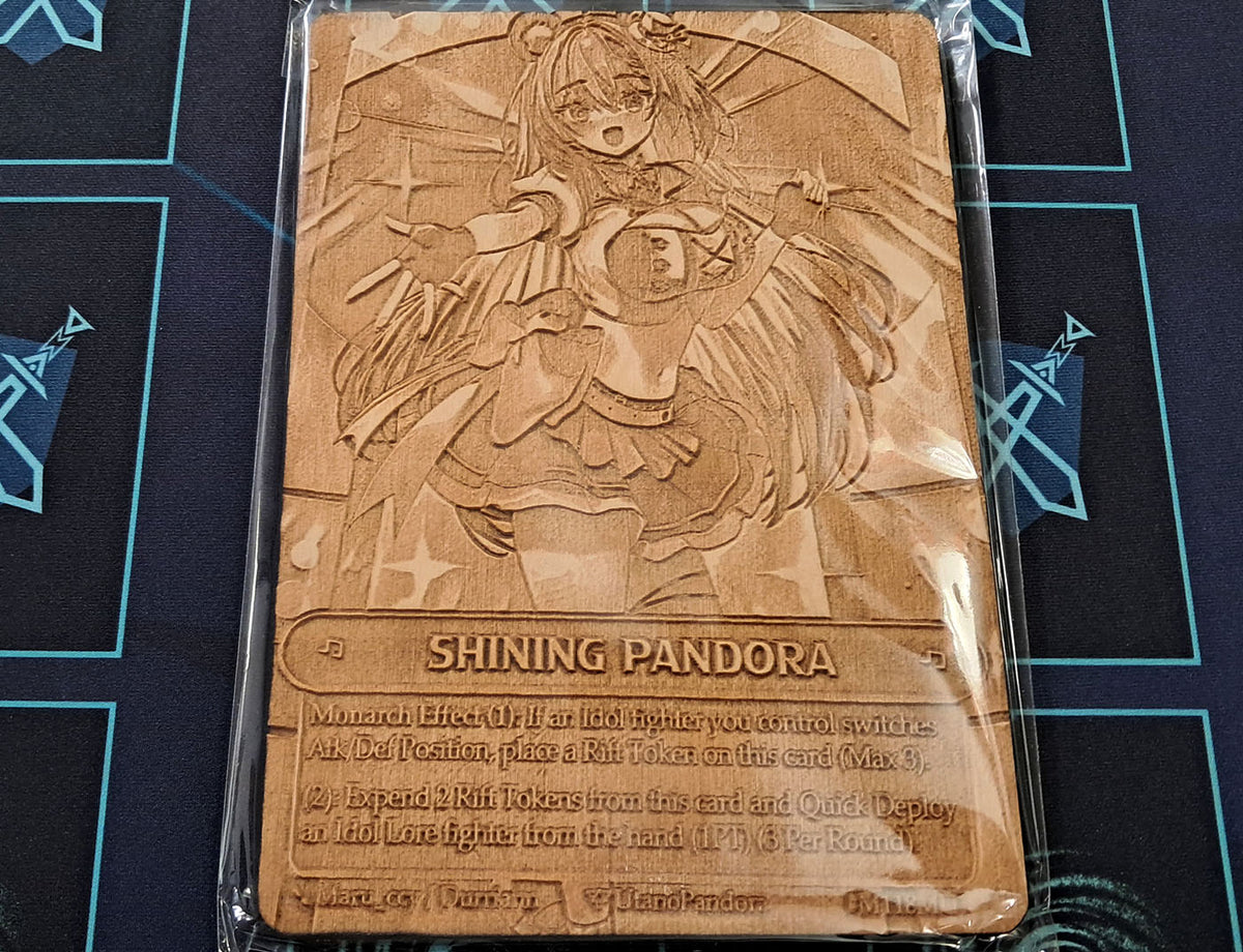 (Wood Card) Shining Pandora