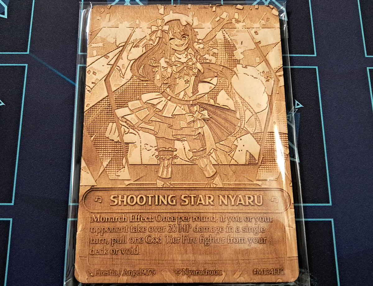 (Wood Card) Shooting Star Nyaru