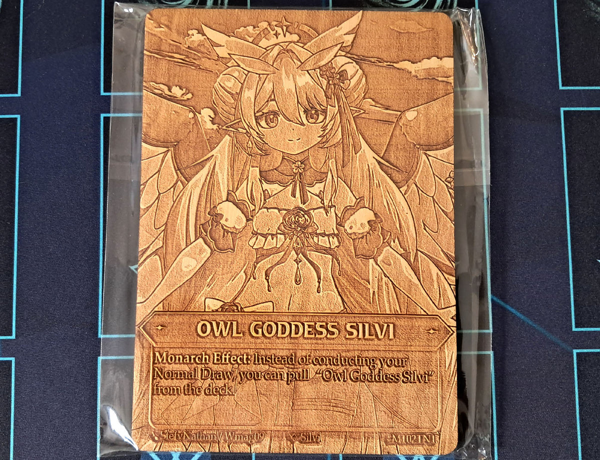 (Wood Card) Owl Goddess Silvi (Monarch)