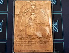 (Wood Card) World Serpent Quetzalli