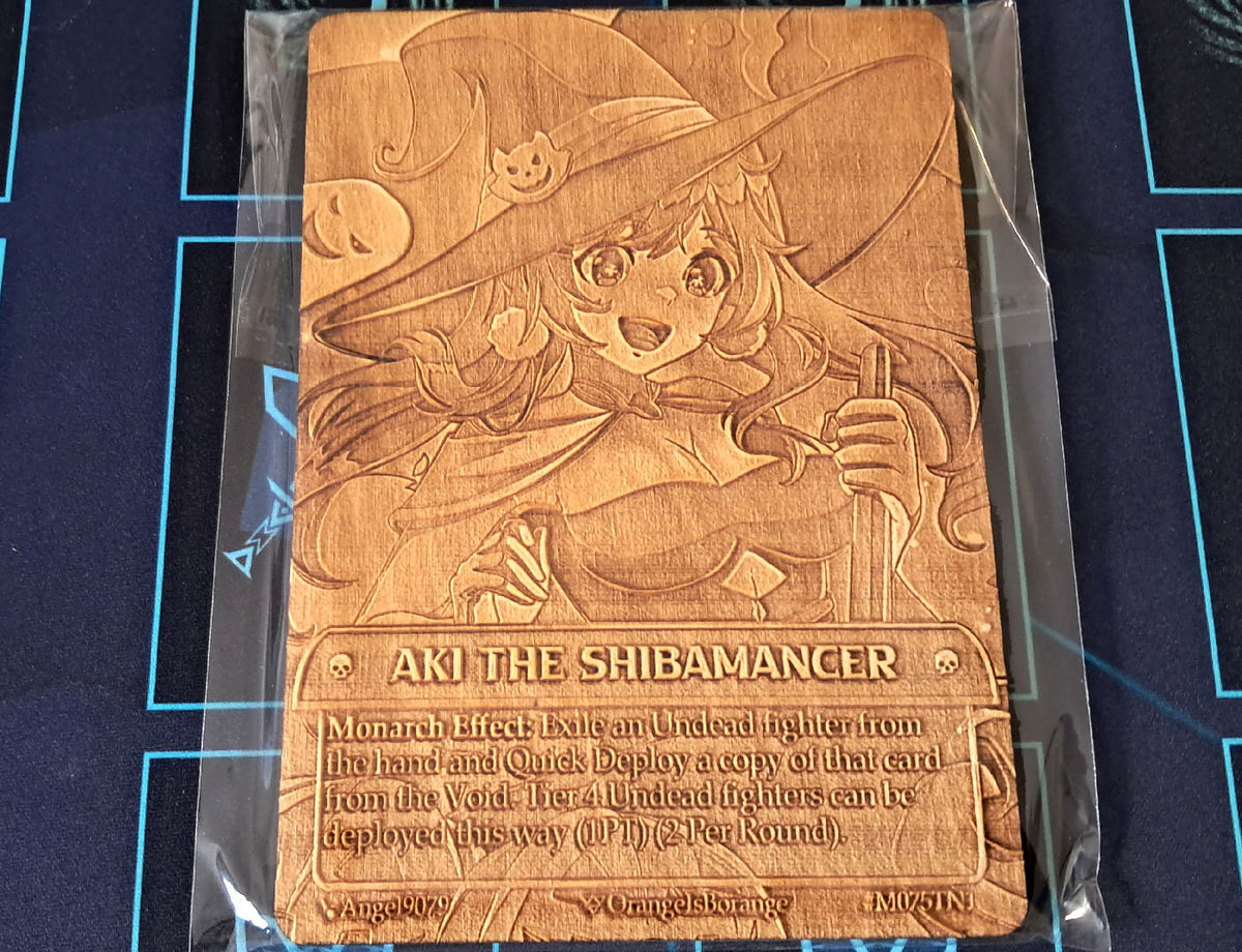 (Wood Card) Aki the Shibamancer (Monarch)