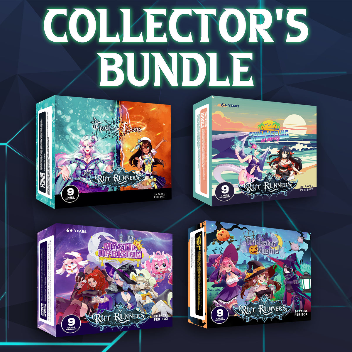 Booster Box) Collector's Bundle Rift Runners TCG Booster Box) Collector's Bundle Rift Runners TCG
