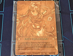 (Wood Card) Faye Triumphant (Monarch)